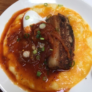 Pork Belly and Grits